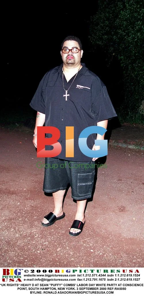 Heavy D at Sean "Puffy" Combs' Labor Day Party