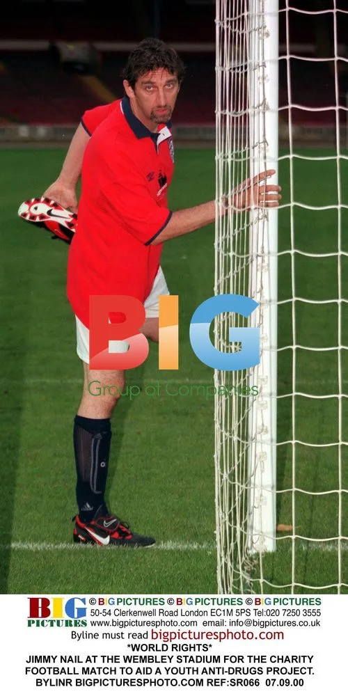 Jimmy Nail at Charity Football Match