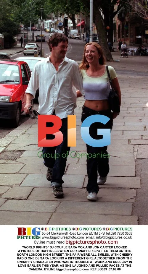 DJ Couple Sara Cox and Jon Carter Spotted in London