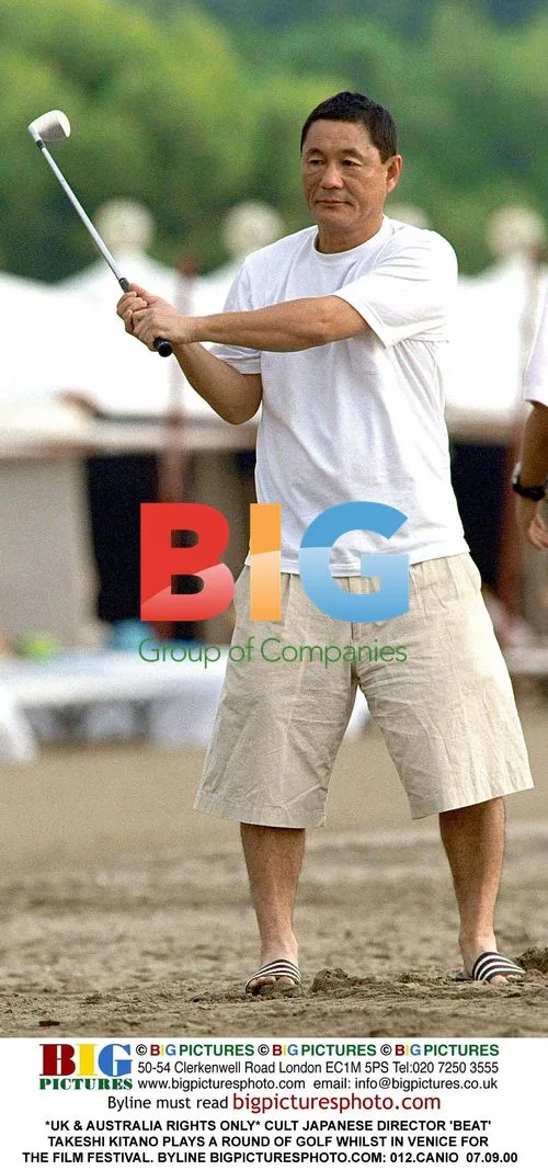 Cult Director Takeshi Kitano Plays Golf in Venice