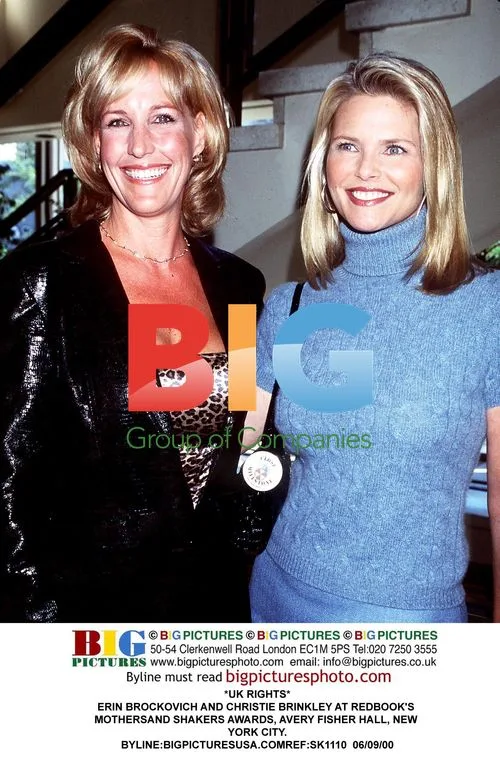 Erin Brockovich and Christie Brinkley at Redbook Awards