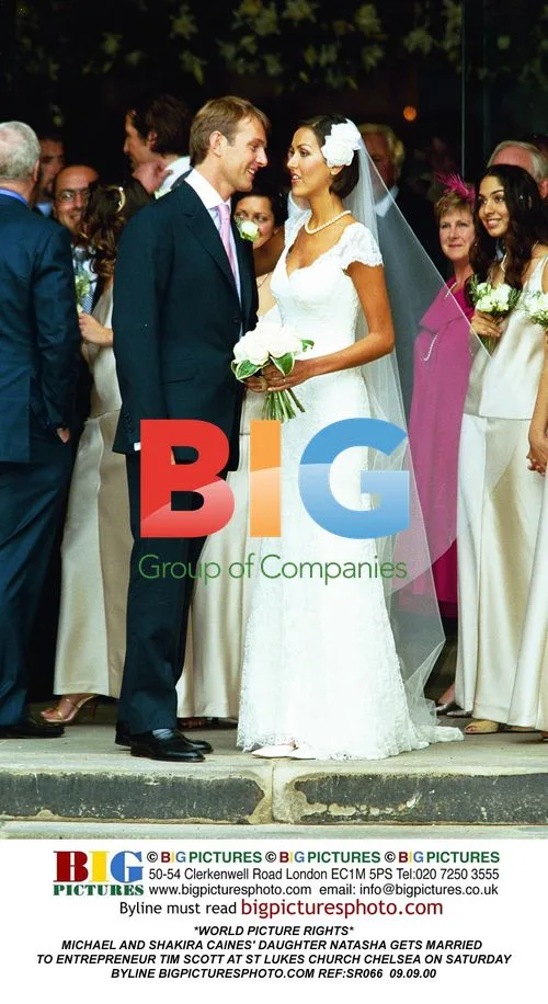 Michael and Shakira Caines' daughter Natasha's wedding