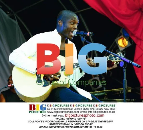 Lyndon David Hall Performs at Regent Street Festival