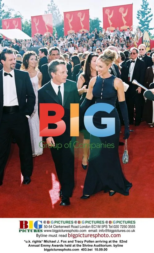 Michael J. Fox and Tracy Pollen at 52nd Emmys
