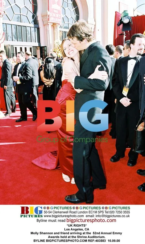 Molly Shannon & friend at 52nd Emmy Awards