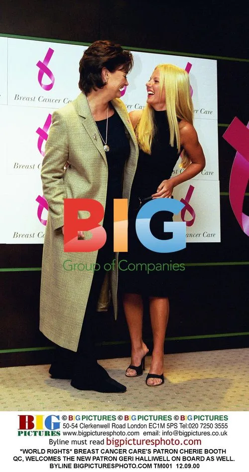 Cherie Booth and Geri Halliwell, Breast Cancer Care Patrons