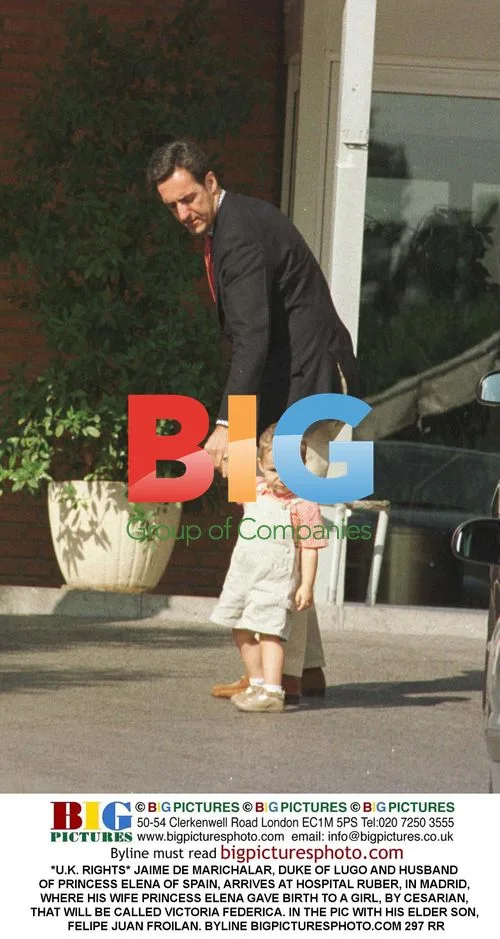 Jaime de Marichalar arrives at hospital for daughter's birth