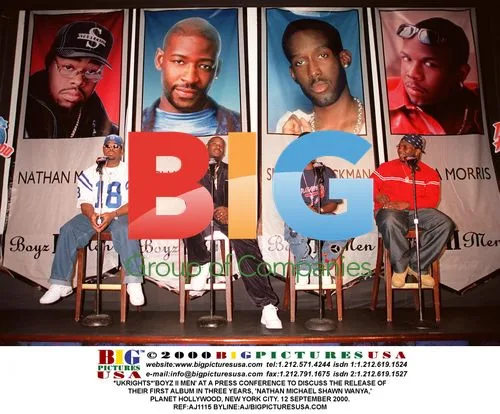 Boyz II Men at press conference for new album