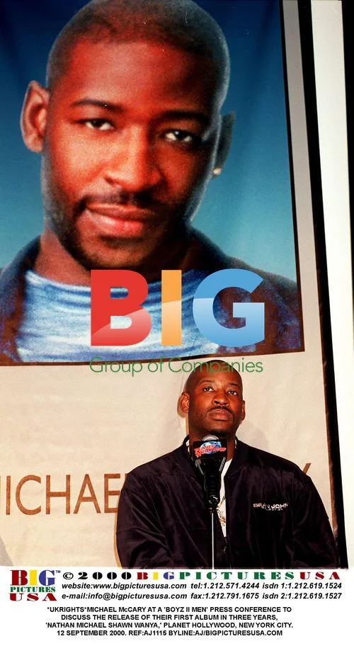 Michael McCary at Boyz II Men press conference