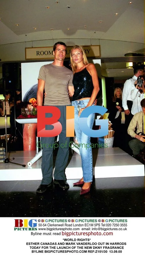 Esther Canadas and Mark Vanderloo at DKNY Fragrance Launch