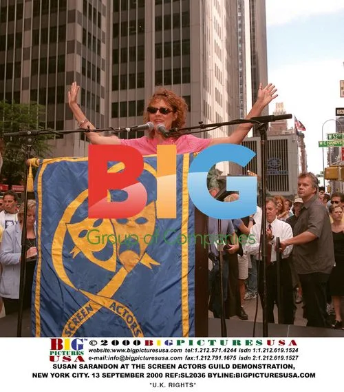 Susan Sarandon at SAG Demonstration