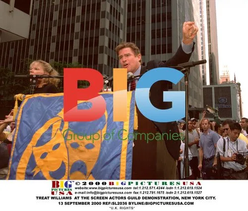 Treat Williams at SAG Demonstration