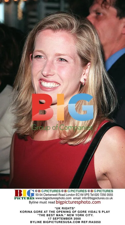 Korina Gore at the opening of Gore Vidal's play