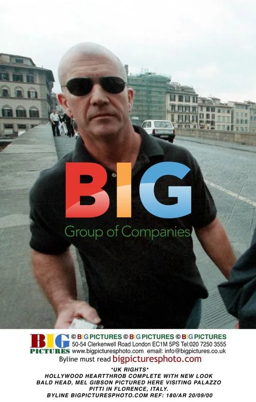 Mel Gibson Visits Palazzo Pitti in Florence