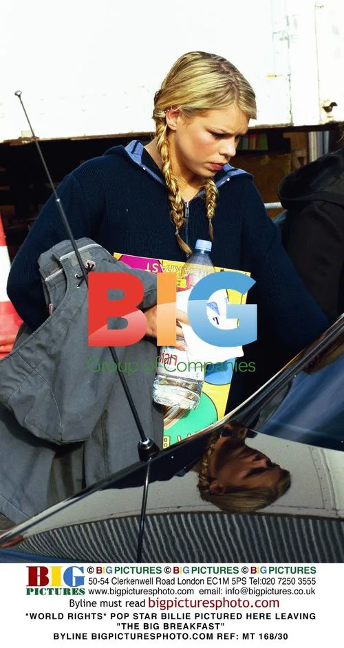 Billie Leaving "The Big Breakfast"