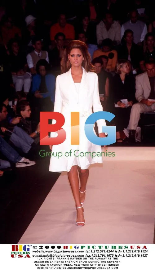 Frankie Rayder at Oscar de la Renta Fashion Show