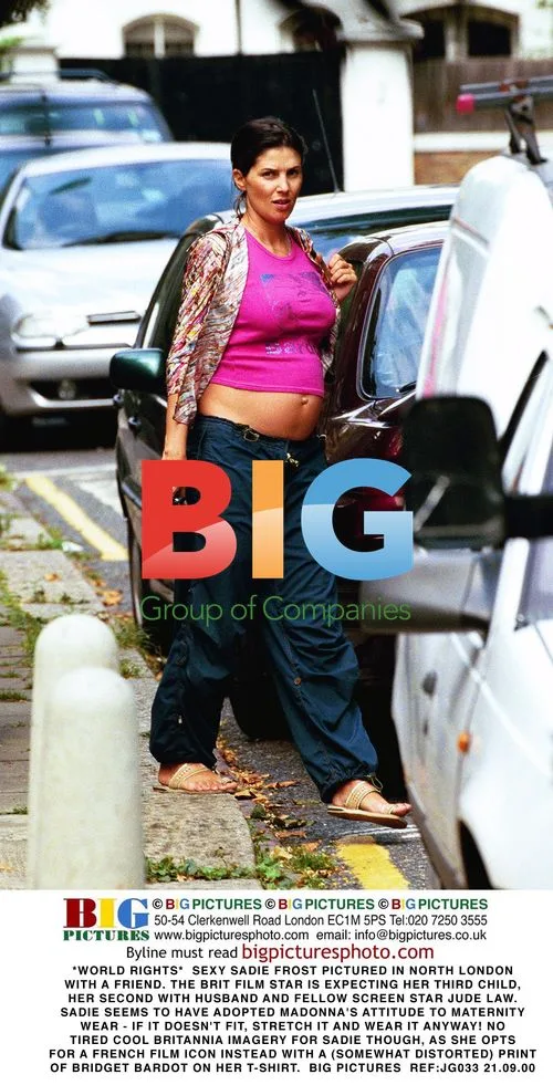 Sadie Frost in North London