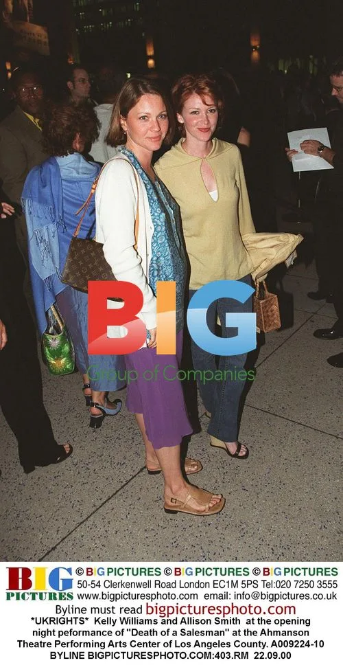 Kelly Williams and Allison Smith at "Death of a Salesman" opening