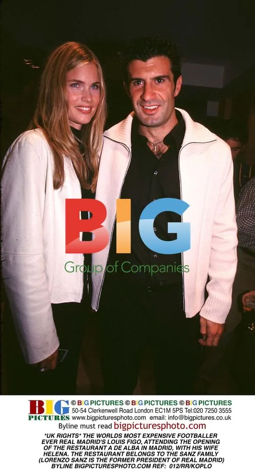 Louis Figo at Restaurant Opening