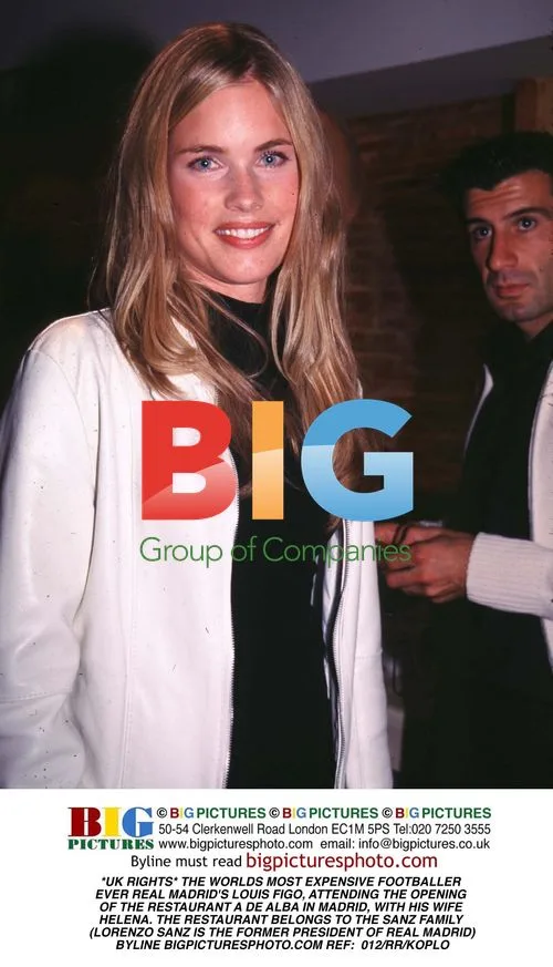 Louis Figo at Restaurant Opening