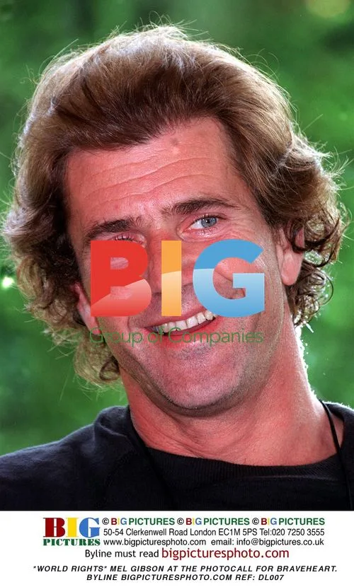 Mel Gibson at Braveheart Photocall