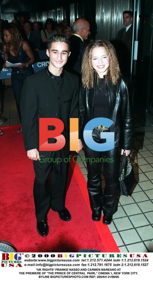 Frankie Nasso and Carmen Mareano at "The Prince of Central Park" Premiere