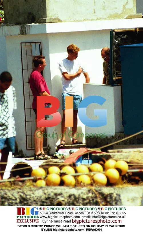 Prince William on Holiday in Mauritius