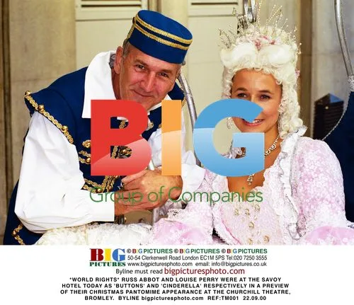 Russ Abbot and Louise Perry in Pantomime