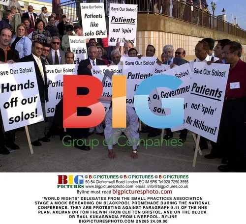 Small Practices Association Stages Mock Beheading