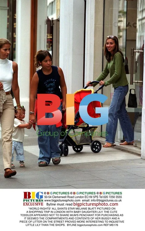 Melanie Blatt and Daughter Lily on Shopping Trip