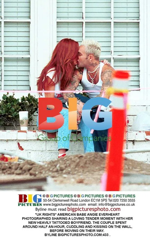 Angie Everheart's Tender Moment with Tattooed Boyfriend