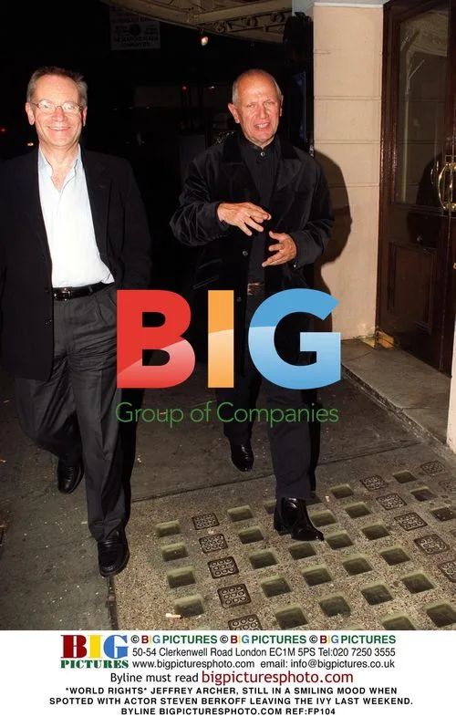 Jeffrey Archer and Steven Berkoff Spotted Leaving The Ivy