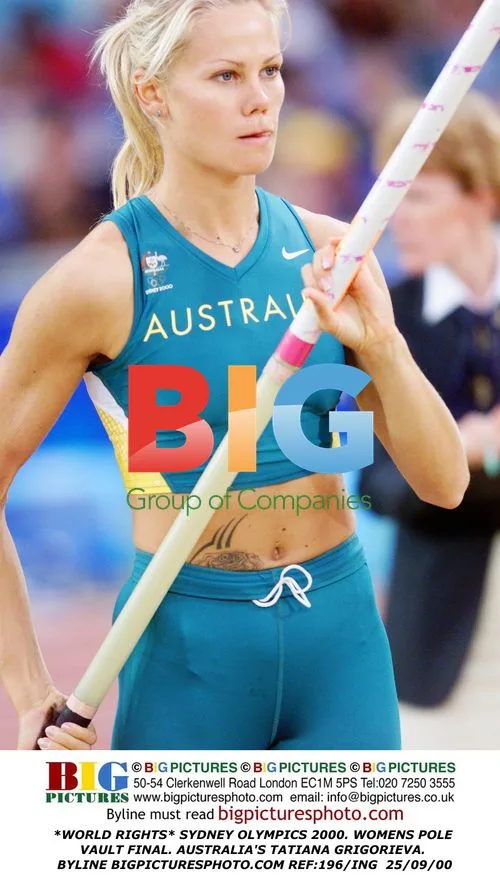 Australia's Tatiana Grigorieva Wins Women's Pole Vault at Sydney 2000