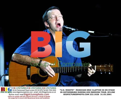 Eric Clapton Performs on Swedish Tour