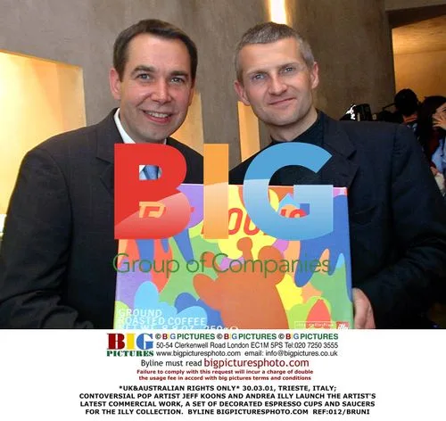 Jeff Koons and Andrea Illy Launch Illy Collection