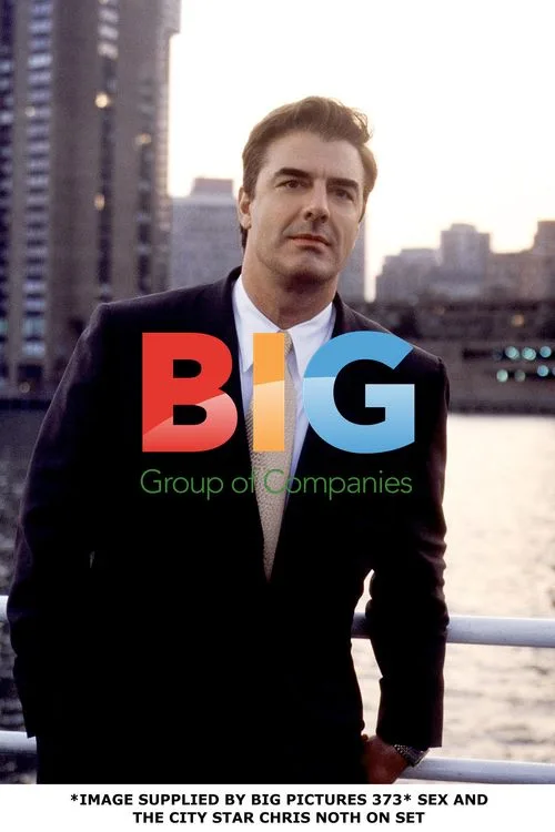 Chris Noth on "Sex and the City" Set
