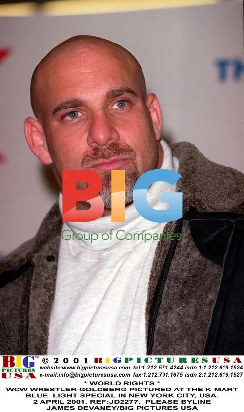 WCW Wrestler Goldberg at K-Mart in New York City