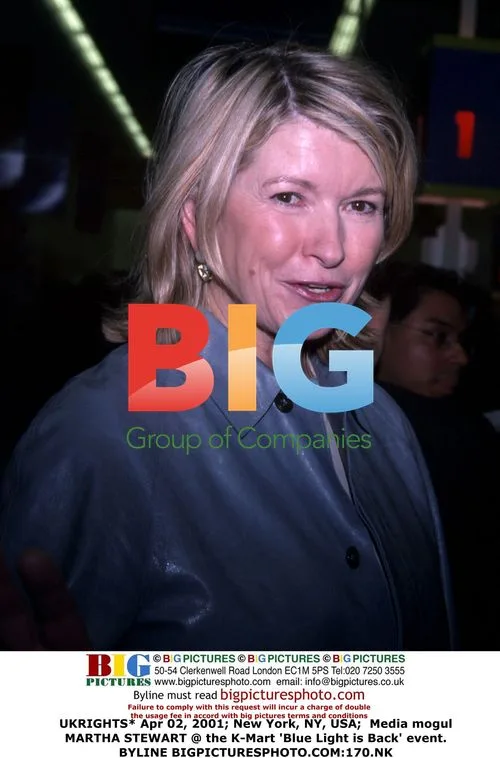 Martha Stewart at K-Mart 'Blue Light is Back' event