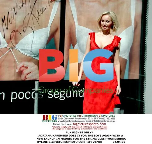 Adriana Karembeu Launches New Wonderbra in Madrid