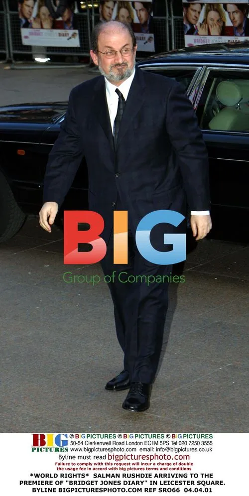 Salman Rushdie at "Bridget Jones Diary" Premiere