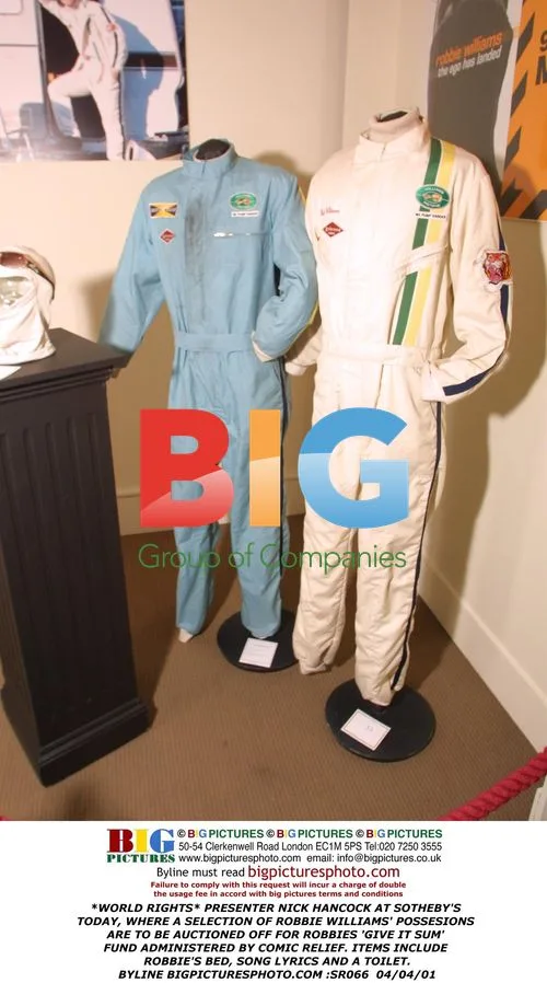 Robbie Williams Items Auctioned for Charity