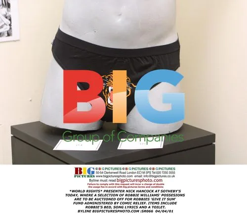 Nick Hancock at Robbie Williams Auction