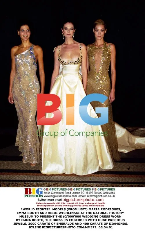 Models Present $2M Wedding Dress at Museum