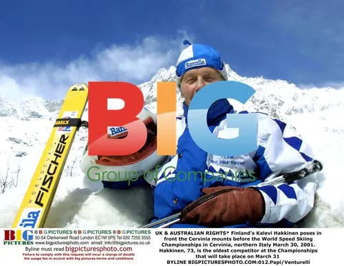 Kalevi Hakkinen at World Speed Skiing Championships