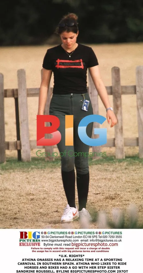 Athina Onassis at Sporting Carnival in Spain