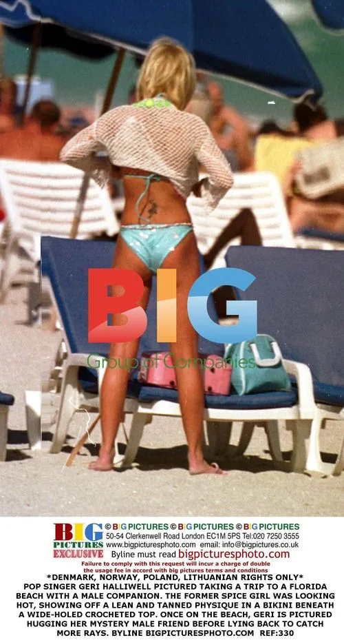Geri Halliwell Spotted on Florida Beach