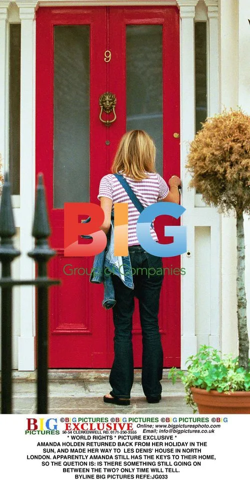 Amanda Holden Spotted Returning Home