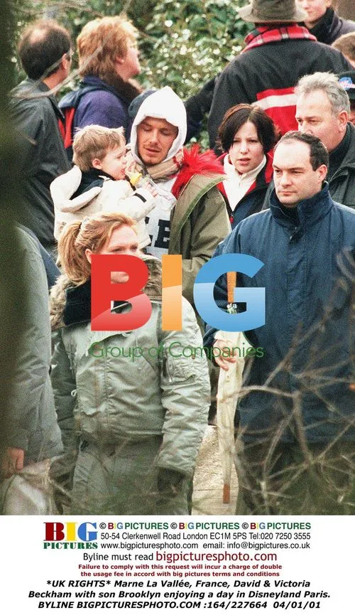 Beckhams at Disneyland Paris with son Brooklyn