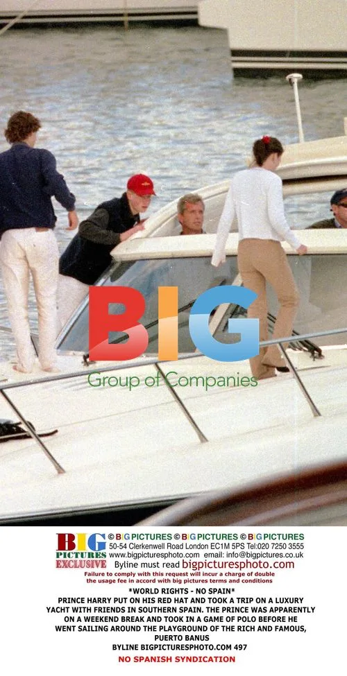 Prince Harry Yachting in Spain