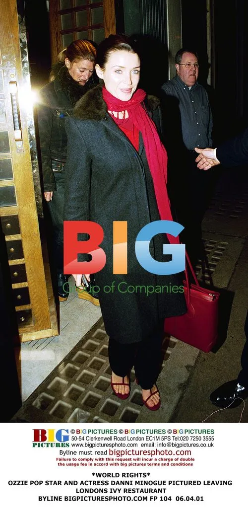 Danni Minogue Leaves London's Ivy Restaurant